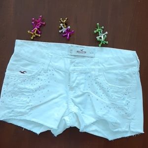 Hollister Shorts, White,  Size 23